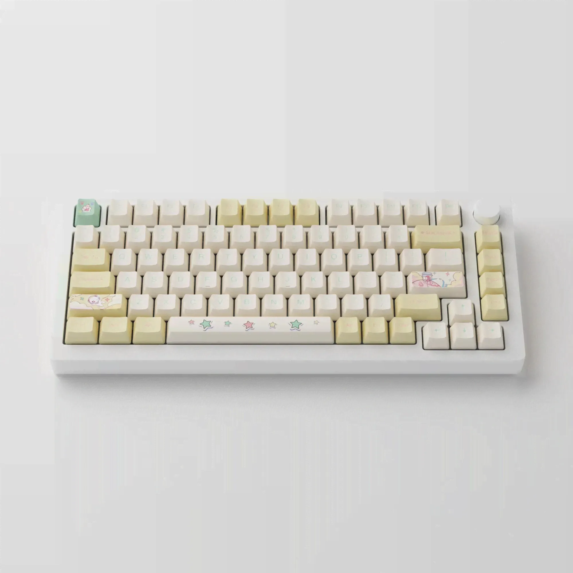 Клавиатура Akko Monsgeek M1W V2, 75% RGB, многорежимная механическая клавиатура с горячей заменой, алюминиевая, с ЧПУ, металлическая, с южносторонней прокладкой (art.: 3920c54bc3a15)-3