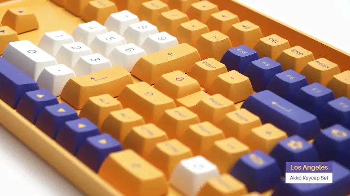 Akko Los Angeles Themed Keycap Set (158-key)