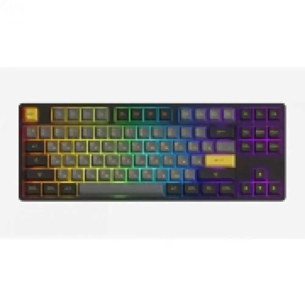 Игровая клавиатура Akko 5087S-Black&Gold Jelly Purple ASA-0