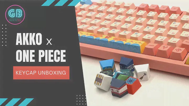 One Piece Keycaps! Unboxing and Sound Test