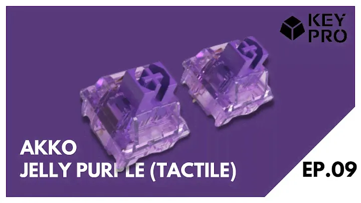 AKKO Switches Series EP.09 Akko Jelly Purple (Tactile) | MERMER 🏖