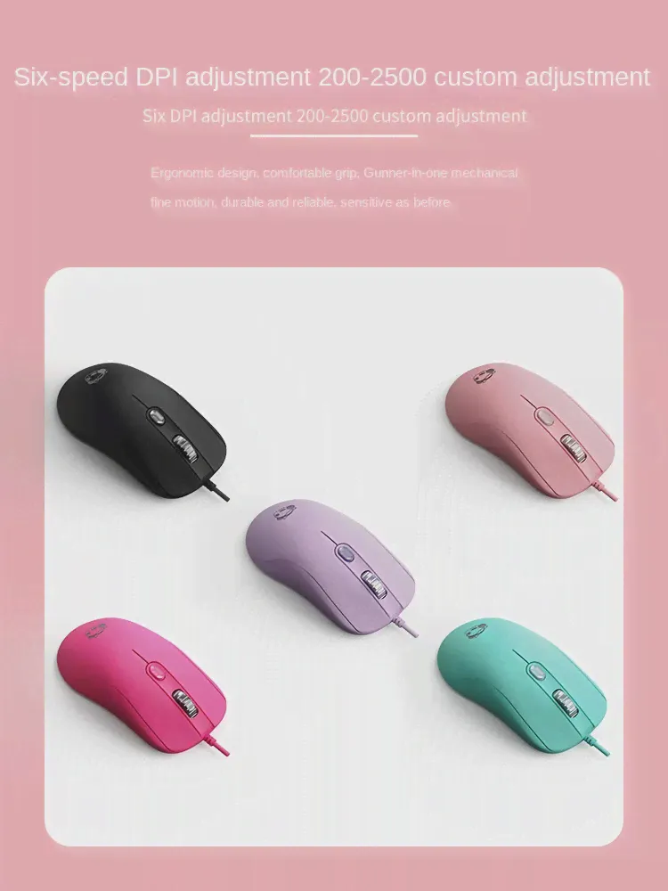 Проводная Механическая игровая мышь Akko Ag325, цветная компьютерная мышь для геймеров и ноутбуков (art.: 3920bc8ab5e75)-1