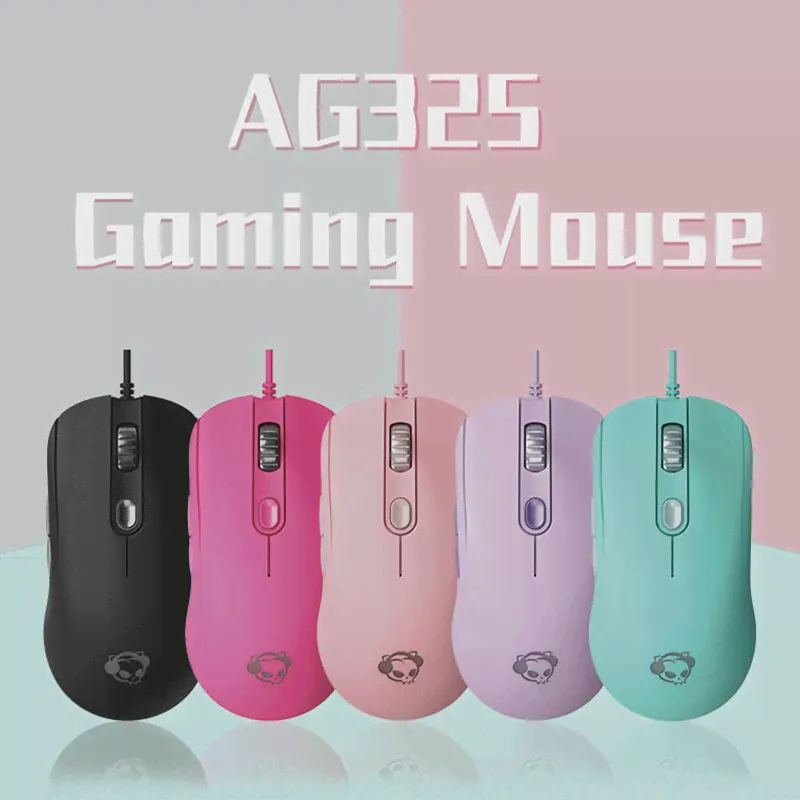 Проводная Механическая игровая мышь Akko Ag325, цветная компьютерная мышь для геймеров и ноутбуков (art.: 3920bc8ab5e75)-2