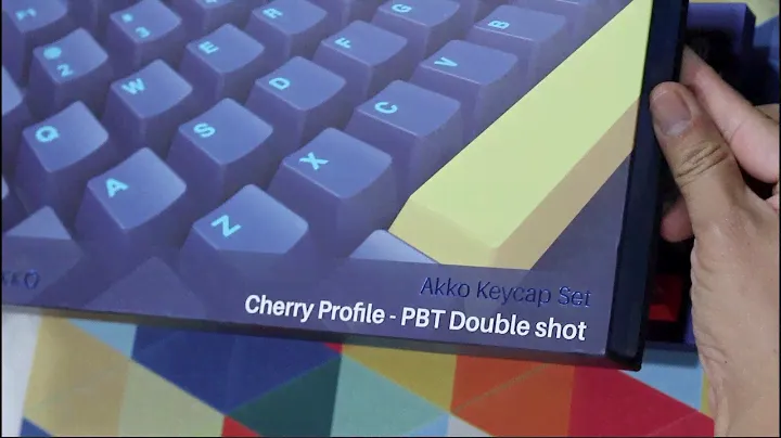 Akko Macaw Keycaps installation