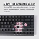 Akko 5075S5087S3084S3068S RGB светодиодсветодиодный Механическая игровая клавиатура с горячей заменой, просвечивающие клавиши, USB Проводная клавиатур... (art.: 3920bddf80c4f)