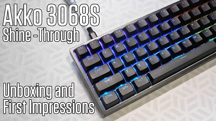 Akko 3068S Unboxing and First Impressions