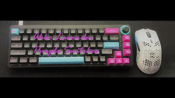 TM680 build Akko Lavender Purple Switches