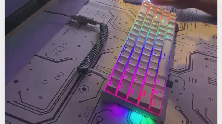 Rk71 upgrade and mod | Akko CS rose Red switch with Everglide plate mount stabs - sound tests