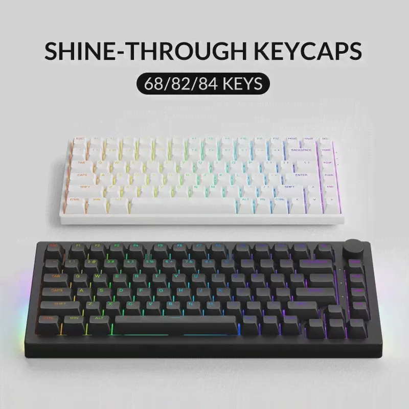 Akko 5075S5087S3084S3068S RGB светодиодсветодиодный Механическая игровая клавиатура с горячей заменой, просвечивающие клавиши, USB Проводная клавиатур... (art.: 3920bddf80c4f)-4