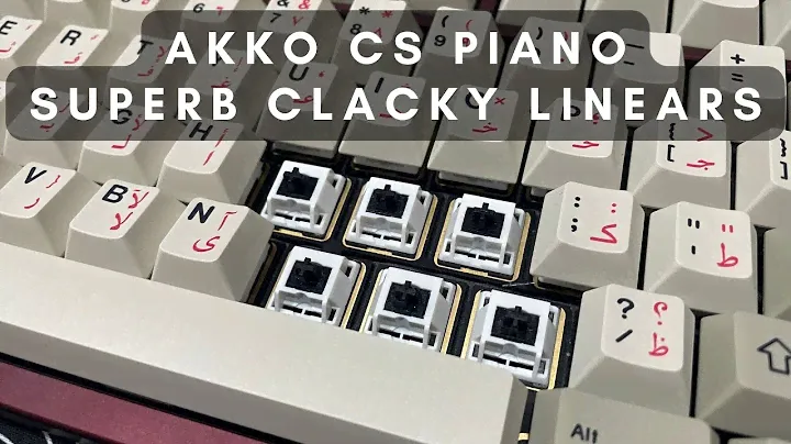 AKKO CS Piano Linear Switch | The next big switch?