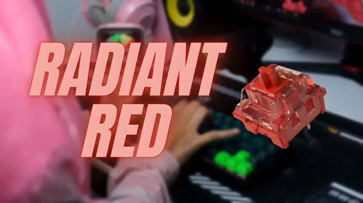 AKKO CS RADIANT RED SWITCH SOUND & TYPING TEST