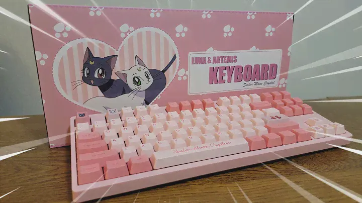 Sailor Moon x Akko 3087 Keyboard Unboxing & Review | Super Cute!