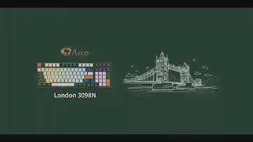 AKKO World Tour London 5108S Tastatur