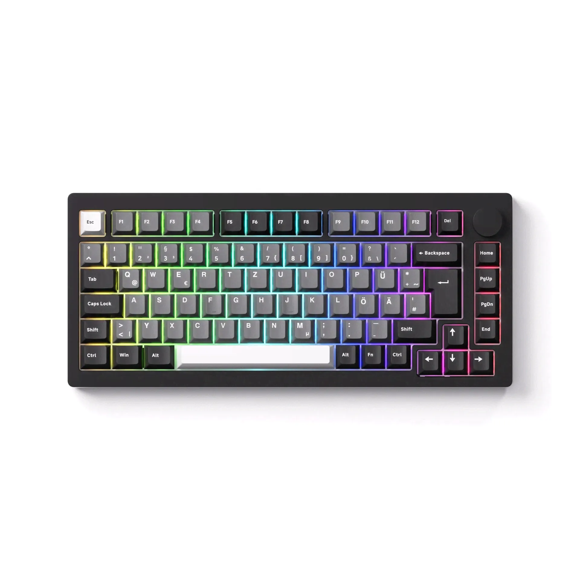 Akko MonsGeek M1W V3 Black Silver 75% Mechanical Keyboard