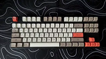 Akko Steam Engine SA Profile Keycaps on Lubed JWK Yellows (Sound Test)