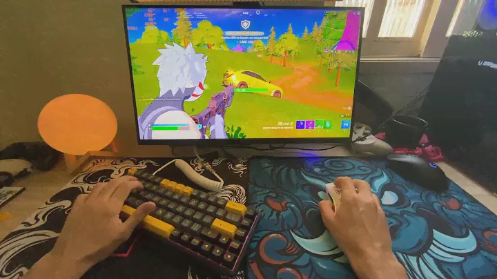 Unboxing Teclado Akko 3068b e Gameplay POV Fortnite