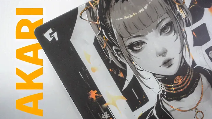 GLSSWRKS Akari Is The SMOOTHEST Glass Mousepad That I've Used.