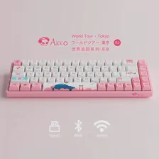 Беспроводная Механическая игровая клавиатура Akko 3068B Plus World Tour, Токио, R2, OSA, RGB, с горячей заменой, 68 клавиш, многорежимный, BT 5,02,4 ГГцType-C (art.: 3920bdd7c9b5c)