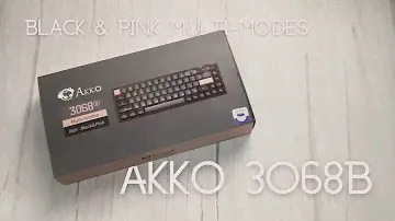 Распаковка и краткий обзор механической клавиатуры Akko 3068B