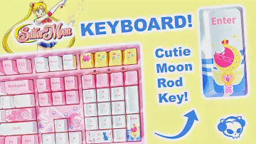 Sailor Moon Keyboard & Wrist Rest by Akko! FULL UNBOXING