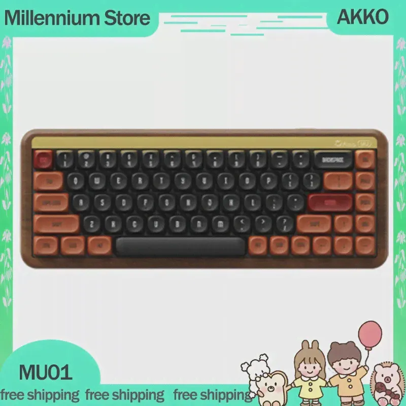 Механическая игровая клавиатура Akko Mu01, 3 режима, USB2,4GBluetooth (art.: 3920c648e4593)-1