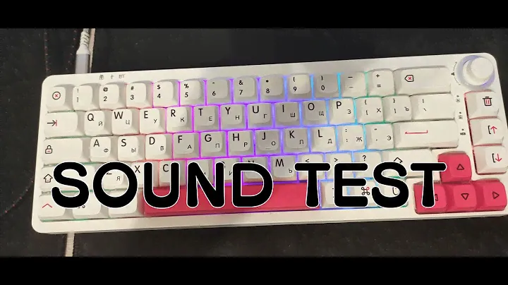 SOUND TEST CUSTOM KEYBOARD | AKKO LAVENDER PURPLE AND CHEAPEST PBT KEYCAPS | ASMR | АСМР
