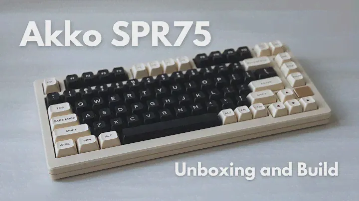 Akko SPR75 Unboxing and Build