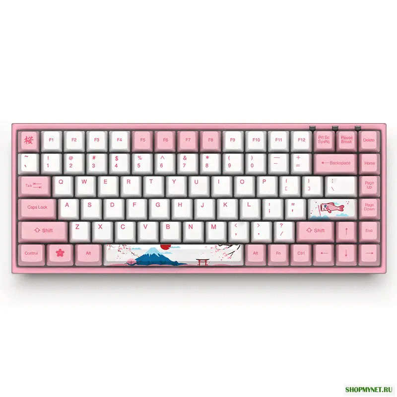 Akko 3084 World Tour Tokyo 84 Клавиши Dual Mode Bluetooth 3.0 USB Проводной Cherry MX Переключатель Механический Игровые Клавиатура для портативных ПК-0