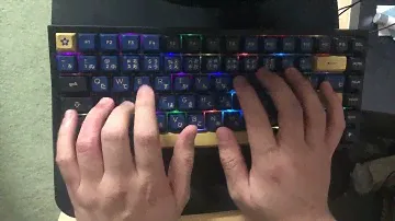 Modded Epomaker EP84 with Akko Keycaps (Blue Samurai)