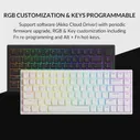 Akko 5075S5087S3084S3068S RGB светодиодсветодиодный Механическая игровая клавиатура с горячей заменой, просвечивающие клавиши, USB Проводная клавиатур... (art.: 3920bddf80c4f)