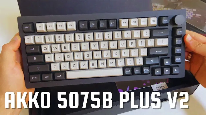 Akko 5075b Plus V2 Dracula Castle - Por que comprei ele ? Unboxing Black Friday