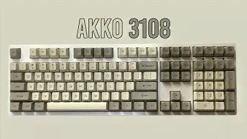 AKKO 3108 Orange Switch Sound Test