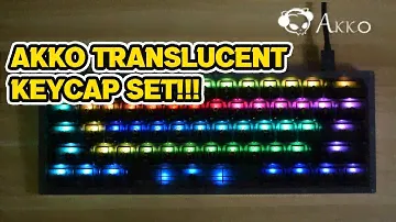 Akko Translucent Keycap Set | Quick Review