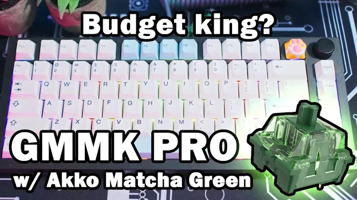 GMMK PRO build w/ Akko Matcha Green switches  - Budget Linear King?