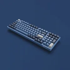 Беспроводная Механическая игровая клавиатура Akko 3098B Ocean Star RGB Hot-Swap, 98 клавиш, мультирежимы ASA Profile BT5.02,4 ГГцUSB Type-C (art.: 3920ba56ba065)