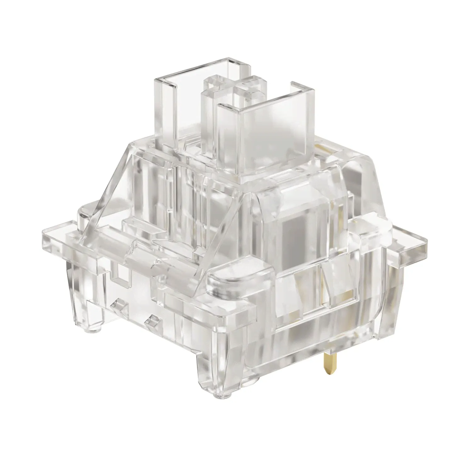 Переключатели Akko Custom Switch V3 Crystal Pro 3-контактный линейный переключатель 45gf для механической клавиатуры (45 шт.)