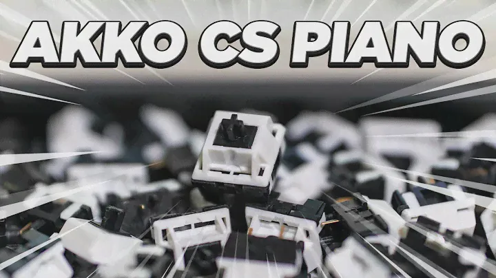 These Switches are SMOOTH AF! | Akko CS Piano Switch Review