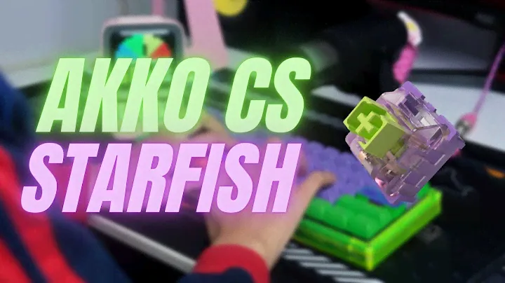 AKKO CS STARFISH SWITCH STOCK SOUND & TYPING TEST