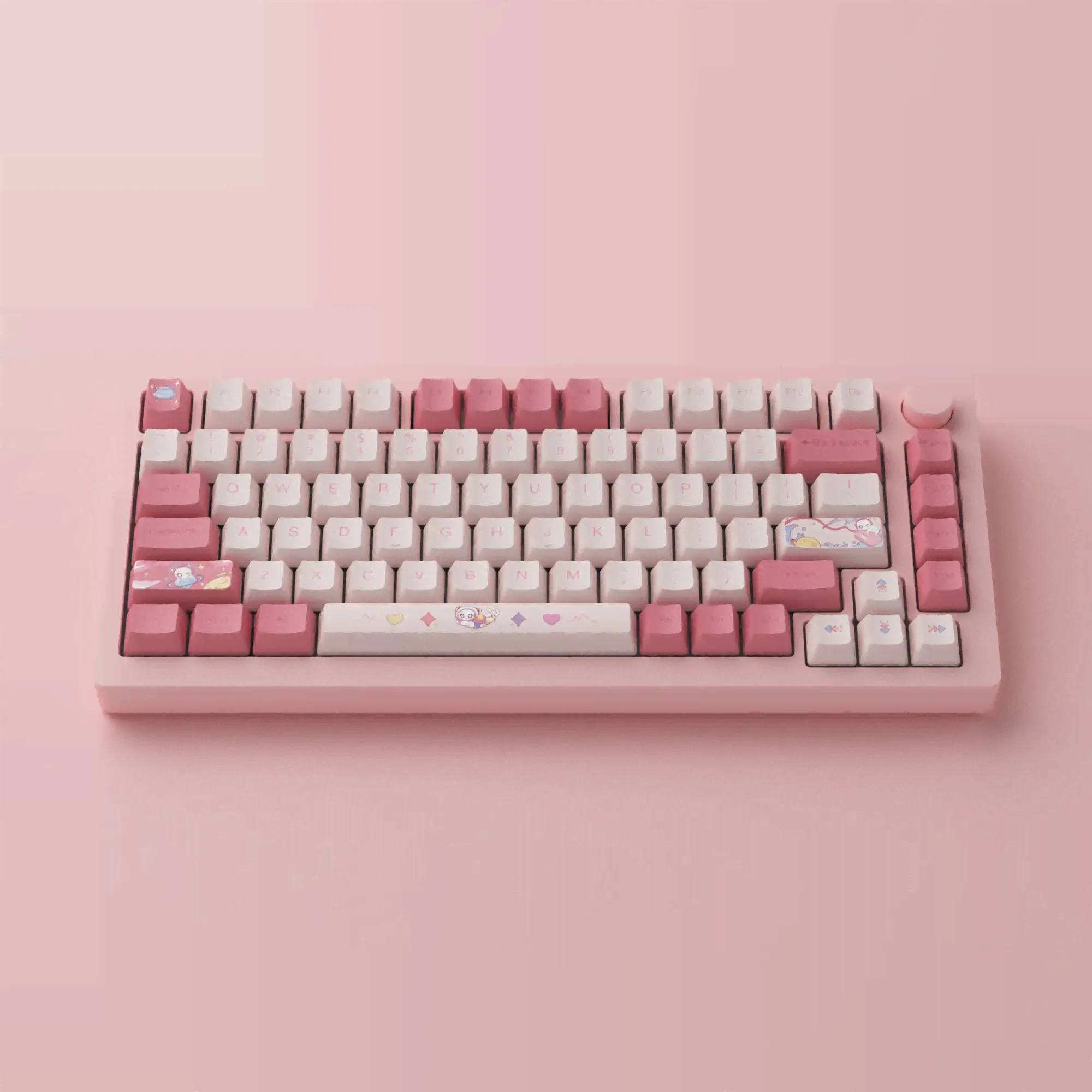 Клавиатура Akko Monsgeek M1W V2, 75% RGB, многорежимная механическая клавиатура с горячей заменой, алюминиевая, с ЧПУ, металлическая, с южносторонней прокладкой (art.: 3920c54bc3a15)-4