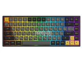 Клавиатура Akko 3084B Plus RGB (Cream-Yellow Switch) Black-Gold 300675