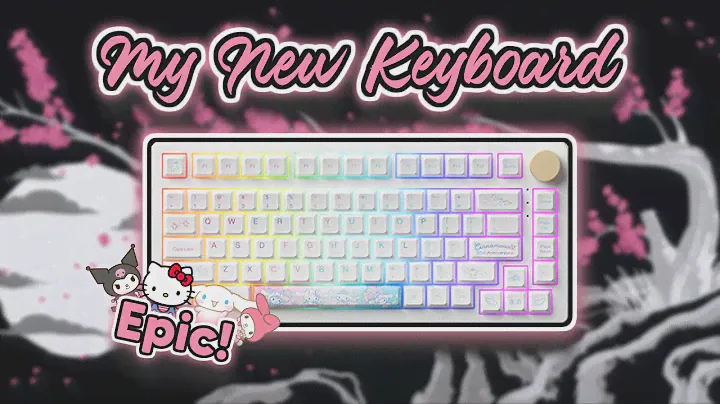 My New Keyboard (Akko Cinnamoroll 20th Anniversary PC75v2)