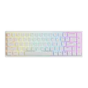Akko 3068S блестящая белая RGB клавиатура с горячей заменой Механическая игровая Проводная 68-клавишная клавиатура с профилированными клавишами ... (art.: 3920bddd4be99)