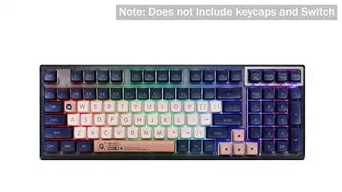 Gk98 RGB Mechanical Keyboard DIY Kit Hot Swap Tri-Mode Wired 2.4g BT5.0 Custom Keyboard