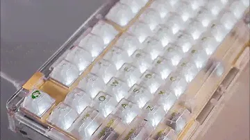You need these clear keycaps! ✨