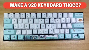 I upgraded my $20 keyboard to sound like premium! (I guess) | Redragon Lakshmi + Akko CS Rose Red