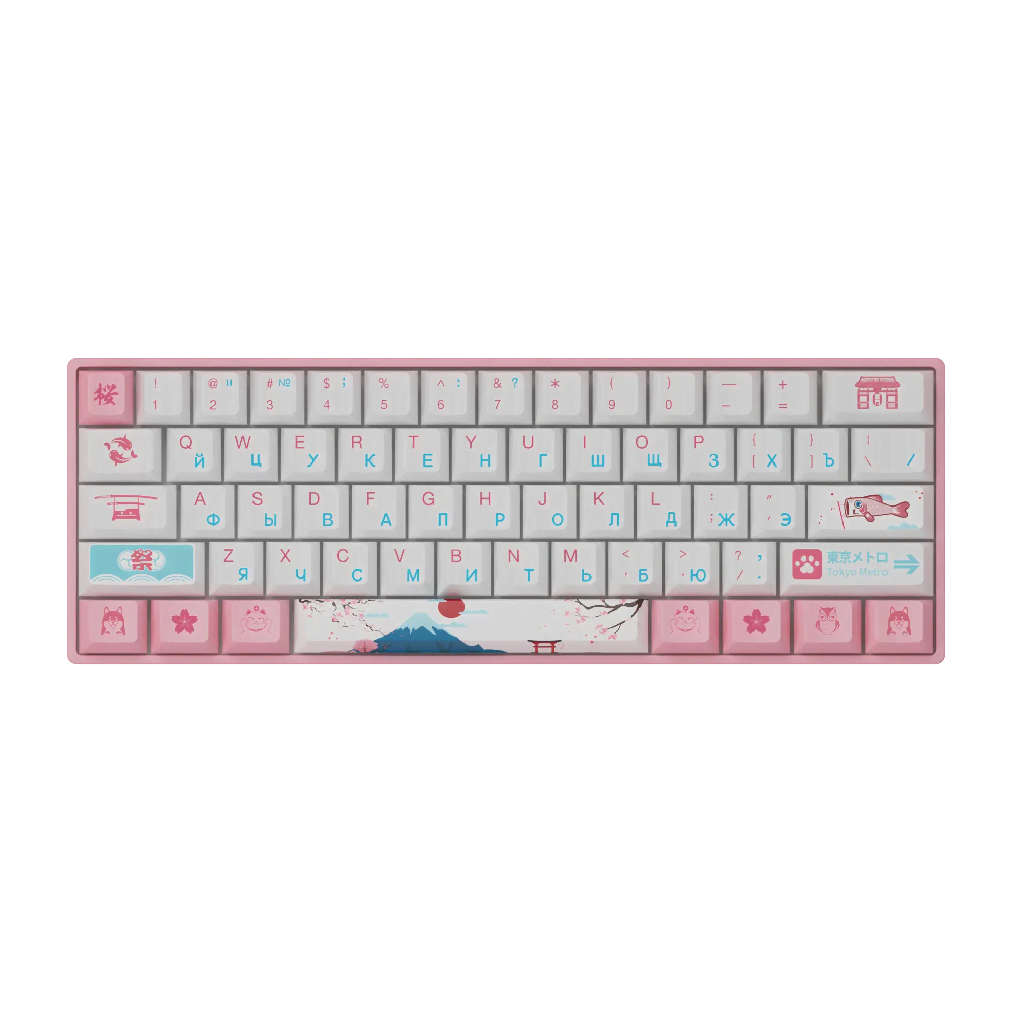 Игровая механическая клавиатура AKKO 3061 World Tour Tokyo R2 (Rus), 3061