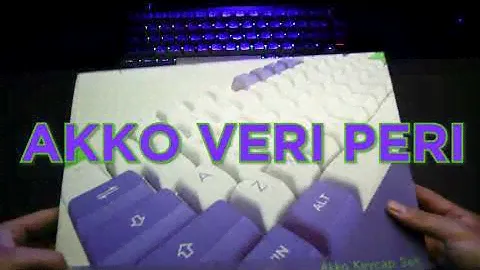 Akko Veri Peri keycap set